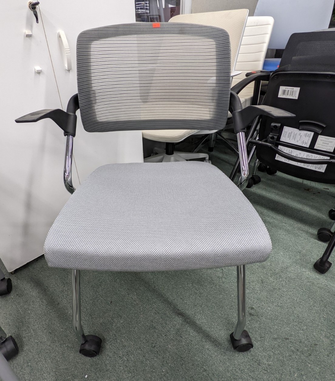 Mesh and Fabric | Nesting Armchair | Office Pro's